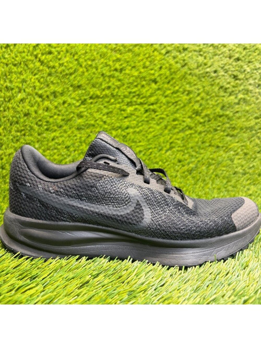 Nike Run Defy Womens Size 7.5 Black Athletic Running Walking Shoes Sneakers